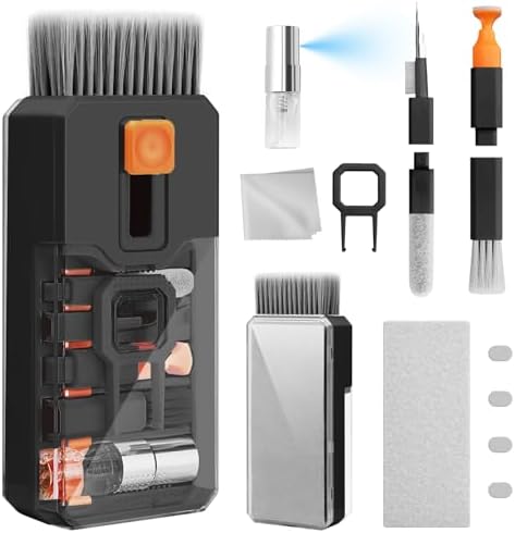 Keyboard Cleaner & Laptop Cleaning Kit, All-in-1 for Computer PC, Black by Ordilend
