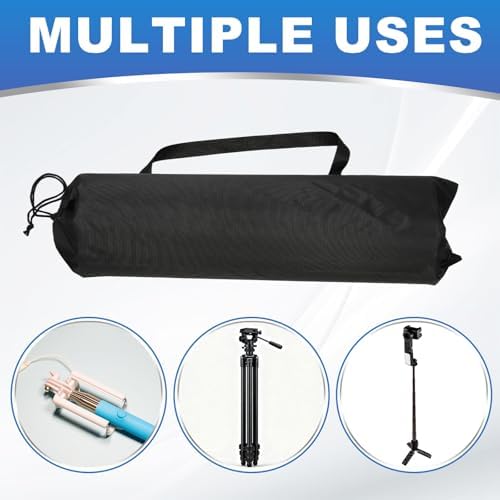 PATIKIL 32 x 8 Inch Tripod Carrying Case, 2 Pack Camera Tripod Carrying Bags Oxford Cloth Padded Bag for Camera Gear Mic Light Stand Sheet Music Photography Accessories, Black - Image 5