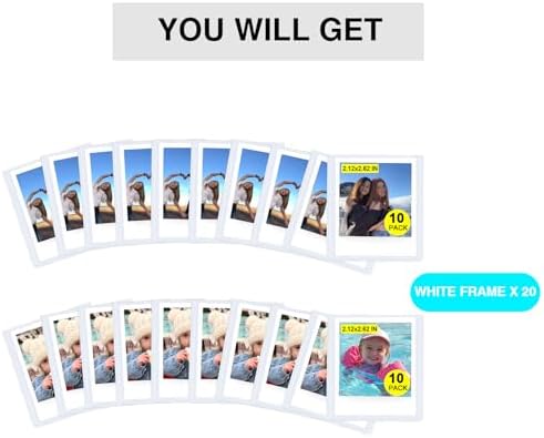 CAIYOULE 20 Packs Magnetic Picture Frame for Polaroid Go Instant Photo - Image 7