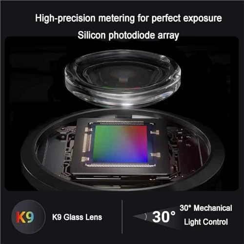 Camera Light Meter, Photography Set-top Reflection Light Meter, Real Time Metering Tool, with Hot/Cold Shoe Fixing, Real-time Metering/Range Measurement Tool (Silver) - Image 3
