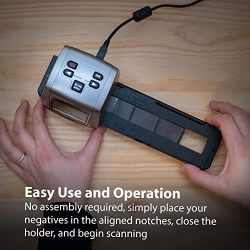 Magnasonic Long Tray Negative Film Holder for 35mm Compatible Film Scanners, Holds 6 Negative Frames to Speed up Processing Time, Easy To Use, Gently Flattens and Protects Film Edges - Set of 3 (NT01) - Image 5
