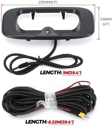 Reversing Camera Kit for GMC for Sierra 1500 2500 for 3500HD 99-07 Tailgate Handle Rear View W/Backup Camera 15228539 15046512 - Image 5