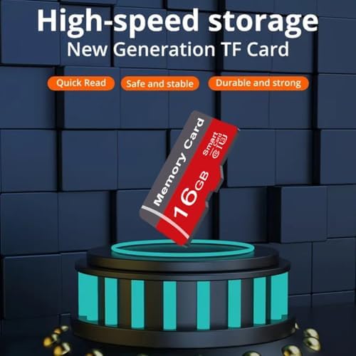 2 Pack Memory Card 16GB with Adapter, High Speed TF Card, UHS-I C10 A1 Memory TF Card for Tablet/Mobile Phone/Camera/Car Audio/Game Console (16, GB) - Image 2