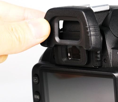 Foto&Tech 3 Pieces Replacement Rubber DK-20 Eyecup Compatible with Nikon D5500, D5300, D3400, D3300, F65, F75, D40, D50, D60, D70s, D5100, D3200, D3100, D3000 Digital SLR Cameras (3 Pieces) - Image 4