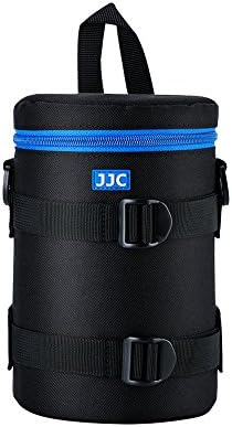 JJC Deluxe Lens Case Pouch Bag for Camera Lens Below 4.3" x 7.4"(D x L) by JJC