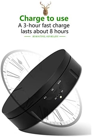 JAYEGT Motorized Rotating Display Stand, 5.74inch /22lbs Load, 360 Degree Electronic Turntable Display Stand for Photography Products Shows , Jewelry, Watch, 3D Models, Cake (Black/Button Control/rechargeable) - Image 6