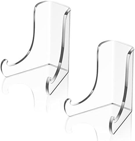 Chunful Acrylic Plate Stand Display Easel Holder,5.1 x 5 x 6 Inch by Chunful