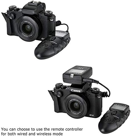 JJC Wireless Intervalometer Timer Remote Shutter for Canon EOS Rebel T7 T6 - Image 6
