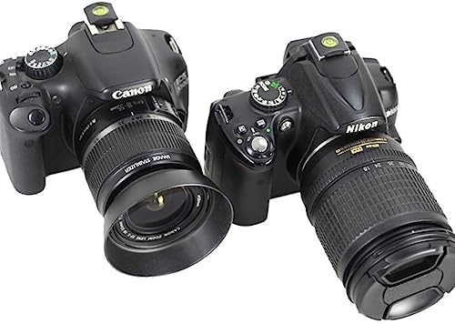 ZOSTLAND Practical SLR Camera Hot Shoe Boot Cover Cap, Bubble Level Shoe Protector,Compatible with Sony Fuji Canon Nikon Pentax Leical. (5pcs Level) - Image 4