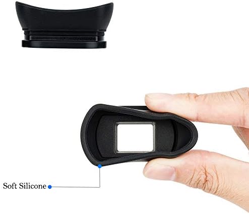 JJC EB Ef Eyecup Viewfinder for Canon T8i T7i 5D Mark II 6D Mark II 90D 80D - Image 2