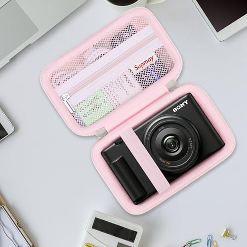 Hard Travel Case for Sony ZV-1, ZV-1F, ZV-1 II Camera, Jelly Pink - Image 7