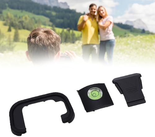 Fabater Portable Camera Eyepiece Eye Cup for RP R8 Efficiently Blocks Light and Includes Hot Shoe Cover and Level - Image 2