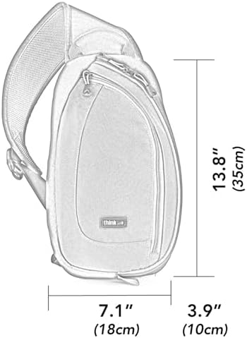 Think Tank TurnStyle 5 V2.0 Sling Camera Bag for DSLR and Mirrorless Camera - Charcoal - Image 2