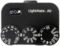 LightMate AirPro Light Meter Photography, 35° Wide-Angle Reflective Digital Exposure Meter, Rechargeable 20H Battery Life, 3 Dials Retro Exposure Indicator, for Leica & Other Film Cameras, Black Metal by DiscoverNewPhotographyRealm