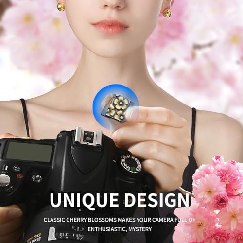 Metal Camera Hot Shoe Cover for DSLR/SLR-Cherry Blossom Bronze - Image 7