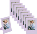 uxcell 8pcs Mini Picture Frames, 2.4 x 3.6 Inch Rectangular Film Photo Frame, Small Instant Film Photo Frame Holder for Tabletop Picture Display, Purple by uxcell