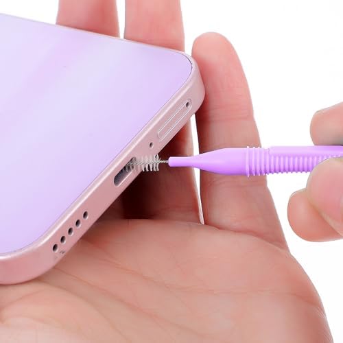 10 Pack Cell Phone Cleaning Kit, Nylon Brushes, Anti-Clogging Mini USB C Port Cleaning Tool Multifunctional Phone Speaker Cleaner for Speaker and Receiver Headphones Tablet Computer Camera - Image 4