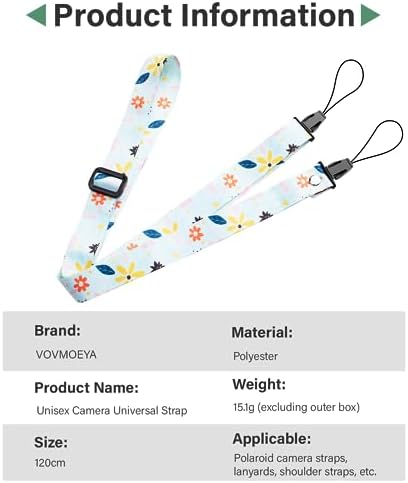VOVMOEYA Camera Strap,Cute Camera Lanyard Neck Strap,iPad Strap,Cute Camera Strap for Fujifilm mini Camera Kodak Smile + Smile plus,green - Image 6