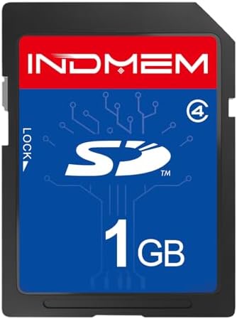 SD Card 1GB Class 4 Flash Memory Cards MLC Stanard Secure Digital Cards Camera Cards, 1GB(1pc) by elecacc
