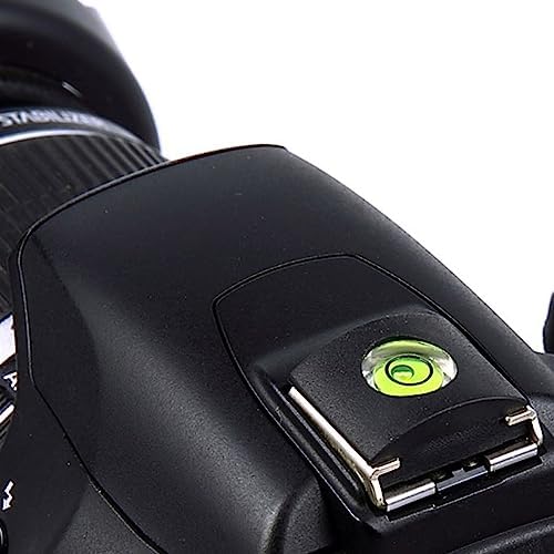 ZOSTLAND Practical SLR Camera Hot Shoe Boot Cover Cap, Bubble Level Shoe Protector,Compatible with Sony Fuji Canon Nikon Pentax Leical. (5pcs Level) - Image 3