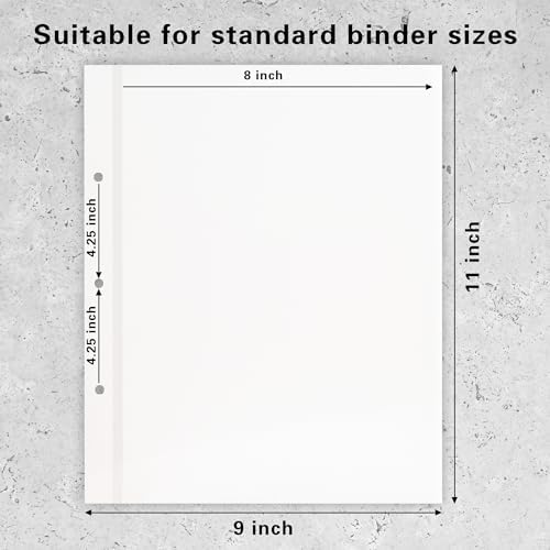 Vienrose Self Adhesive Photo Album Refill Pages 3 Ring Binder 240 Pages - Image 5