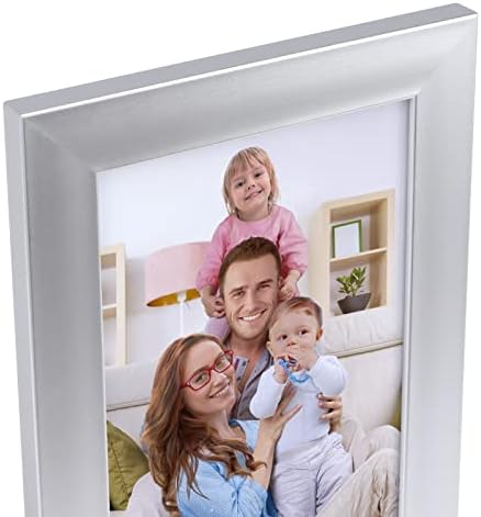 Giftgarden 4x6 Picture Frame Silver Set of 12, Multi Modern 4 by 6 Photo Frames Bulk for Wall or Tabletop Display - Image 2