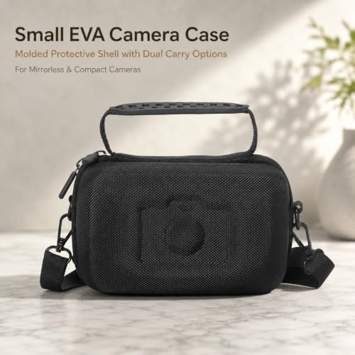 Small EVA Camera Case for Mirrorless and Compact Cameras, Black - Image 2