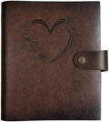 Photo Album 4x6 200 Pockets, Genuine Leather Photo Albums 200 Photos with Writing Space 30 Writing Paper, Family Wedding Travel Kids Graduation Ultrasound Baby Picture Album Scrapbook, Mother Gifts by Adeerus