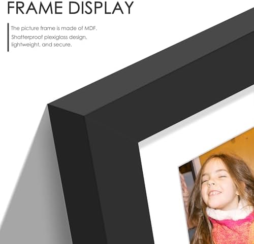 DUENPY 11.5x26.1 3 Opening Collage Frame For 3 8x10 Photos Black - Image 5