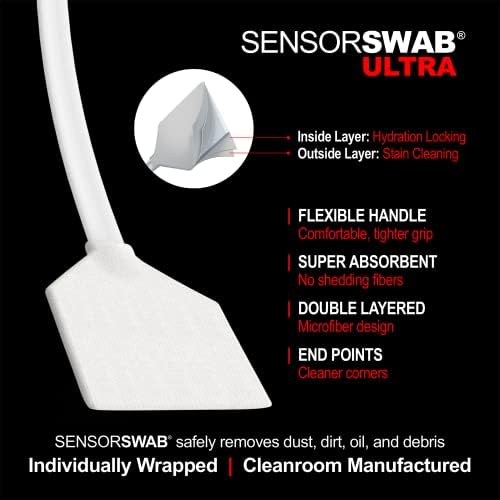 Photographic Solutions Sensor Swab Ultra 24mm Type-3 Digital Imaging Sensor Cleaner Swabs for Cleaning Full Frame Mirrored or Mirrorless Cameras. Sensor Dust & Oil Remover (Pack of 12) - Image 5