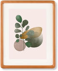 Recuerdos 8x10 Cherry Picture Frame, Matted to 6x8 with HD Plexiglass by Recuerdos
