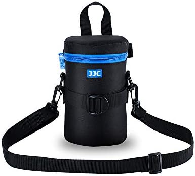 JJC Camera Lens Case Pouch, Padded Bag Fits Lens up to 3.1 x 6.1 (D x L) by JJC
