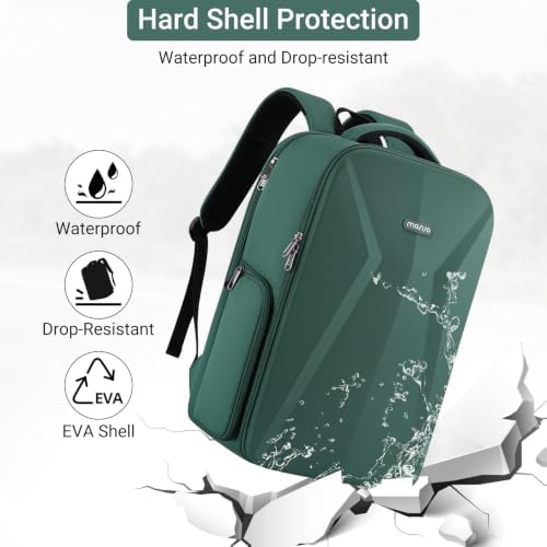 MOSISO Camera Backpack,Photography Camera Bag with Lens Pouch,Emerald Green - Image 4