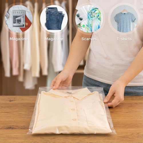 Golden State Art 50 Pack 4x6 Acid-Free Crystal Clear Sleeves Storage Bags - Image 6