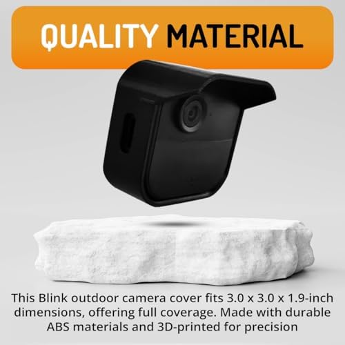 SplashNColor Blink 4 Outdoor Camera Waterproof Cover – Weatherproof Protective Skin Cover for Blink Outdoor 4 – Durable Blink Covers for Outdoors Waterproof - Easy Installation - 2 Pack - Black - Image 2