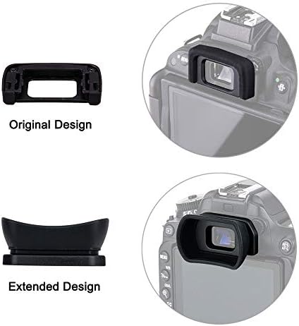 JJC DK-20/21 Eyecup Viewfinder for Nikon D7500 D5600 D3500 D750, 2-Type - Image 2