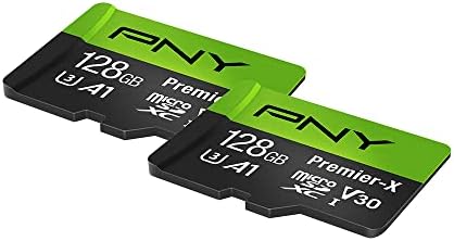 PNY 128GB Premier-X C10 U3 V30 A1 microSDXC Flash Memory Card 2-Pack, UHS-I - Image 2