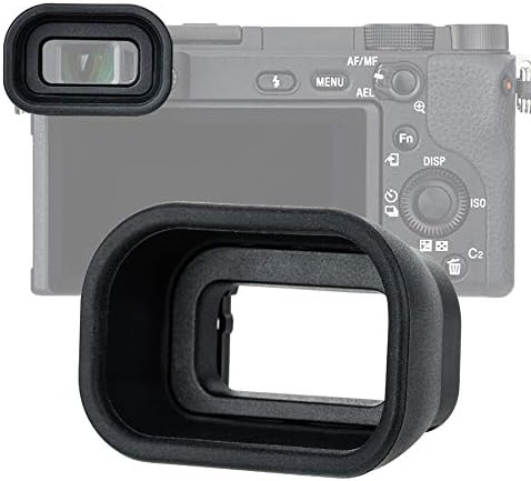 JJC KIWIFOTOS Ergonomic Long Camera Eye Cup for a6600 a6500 a6400, a6600 Eyecup, a6500 Eyecup, a6400 Eyecup, a6600 Eye Piece, Viewfinder EP17, Size: 41*27*17mm; Compatible with Sony a6500 a6400 a6600 by Fotasy