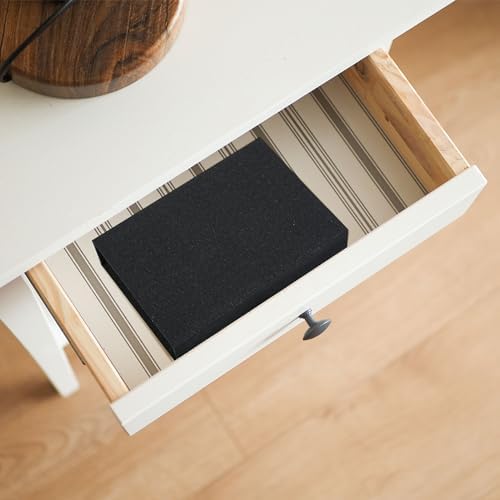 Vienrose Small Photo Storage Box, 5"x7", Linen Postcard Keeper, Black - Image 4
