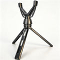 Portable Shooting Tripod with 360° Rotating & Removable V Yoke - Adjustable Height Rifle Rest Stand for Hunting, Target Shooting, Binoculars, Cameras & Outdoor Activities by Jalarox