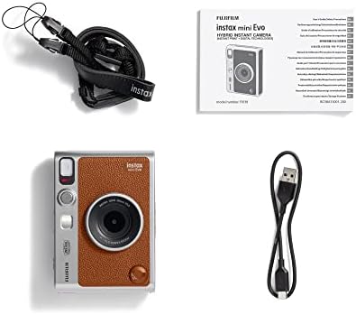 Fujifilm Instax Mini EVO Instant Camera - Brown - Image 7