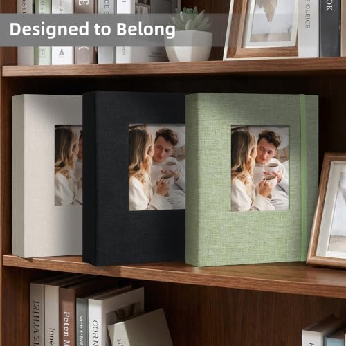 5x7 Photo Album 2 Pack 52 Pockets Fabric Green - Image 7