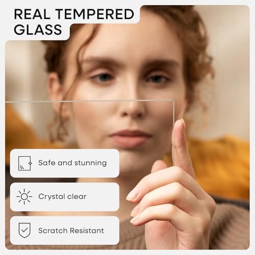 Homeforia 11x17 Mortise&Tenon Walnut Picture Frame, 8x12 Mat, Glass - Image 5