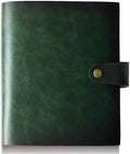 Photo Album 4x6 300 Pockets, Genuine Leather Photo Albums 300 Photos with Writing Space 40 Writing Paper, Family Wedding Travel Kids Graduation Ultrasound Baby Picture Album Scrapbook, Gifts, Green by Adeerus