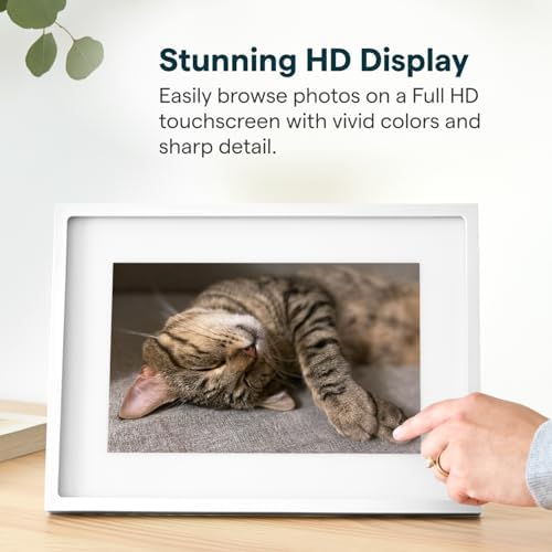 Skylight Digital Picture Frame 2 – 10" Full HD Touchscreen, Classic White - Image 5