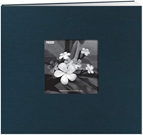 Pioneer Postbound Silk Fabric Frame Cover Memory Book, Lagoon Blue by PioneerPhotoAlbums