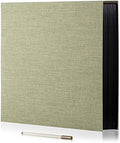 Photo Album Self Adhesive Scrapbook 3x5 4x6 5x7 6x8 Magnetic Album DIY Scrap Book 11x10.6 Inch 40 Black Sticky Pages Linen Cover DIY Photo Album(Grass Green) by HoneyTolly