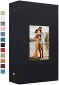 Vienrose 4x6 Photo Album,420 Pockets,Linen Cover with Window,Black by Vienrose