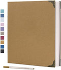Vienrose 3-Ring Self-Adhesive Photo Album 9x10.6 In, 40 Pages, Khaki by Vienrose
