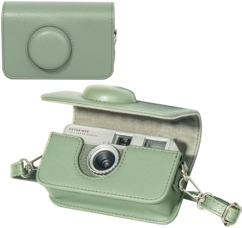 Camera Case for KODAK EKTAR H35 H35N Half Frame Film Camera, Green by wogozan